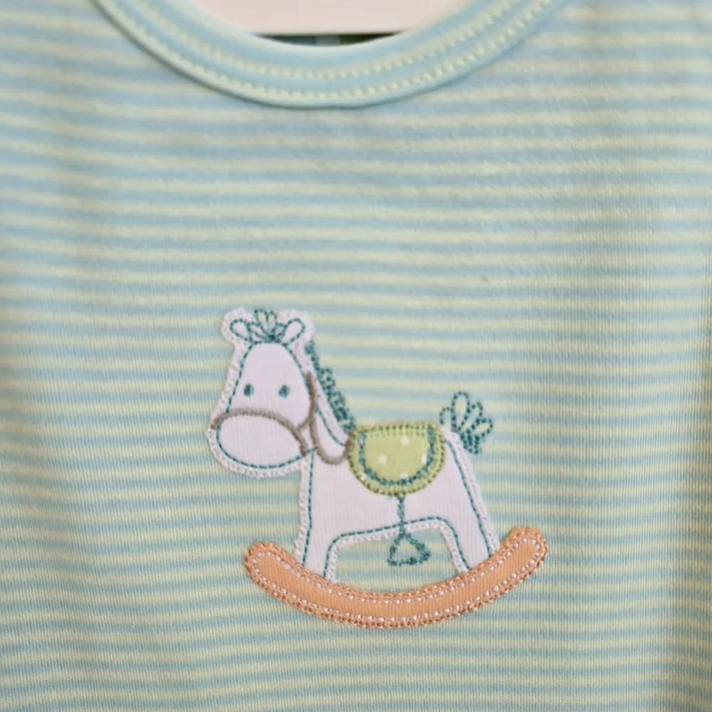 NWT  9-12M  2PK BODYSUITS Carter's ROCKINGHORSE & I Love Grandma Set (Q5)